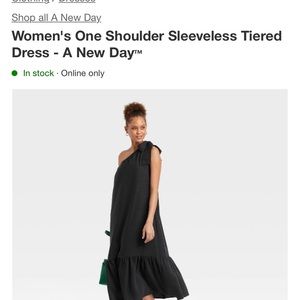 Black Target dress, worn once, washed once.